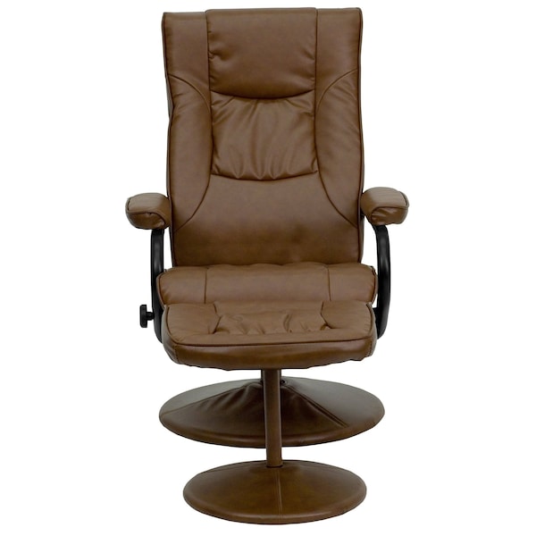 Flash Furniture Palimino LeatherSoft Recliner & Ottoman - BT-7862-PALIMINO-GG