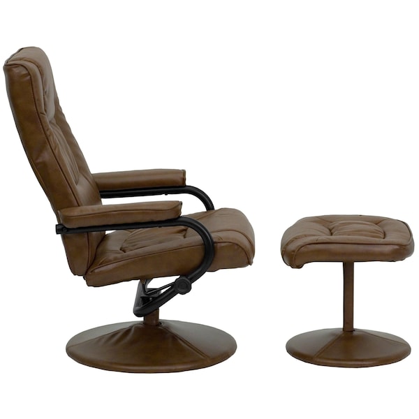 Flash Furniture Palimino LeatherSoft Recliner & Ottoman - BT-7862-PALIMINO-GG
