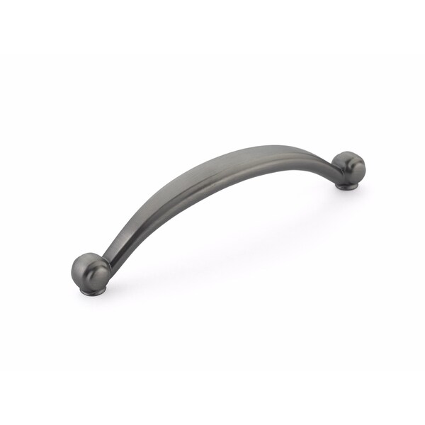 Schaub Cabriole 6in Center to Center Cabinet Pull Antique Nickel Finish - 64-6-AN