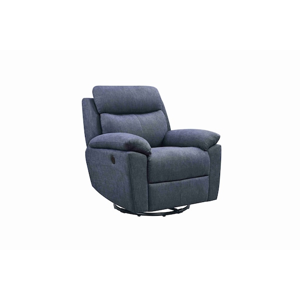Moootto Electric Power Swivel Glider Rocker Recliner Chair with USB Charge Port - TBZOLS2754PSBUSS