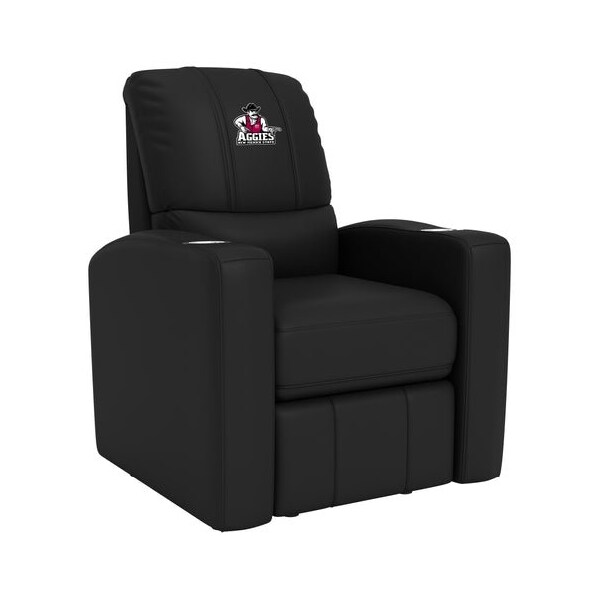 Dreamseat Stealth Recliner with New Mexico State Aggies Logo - XZ52082CDSMHTBLK-PSCOL13350