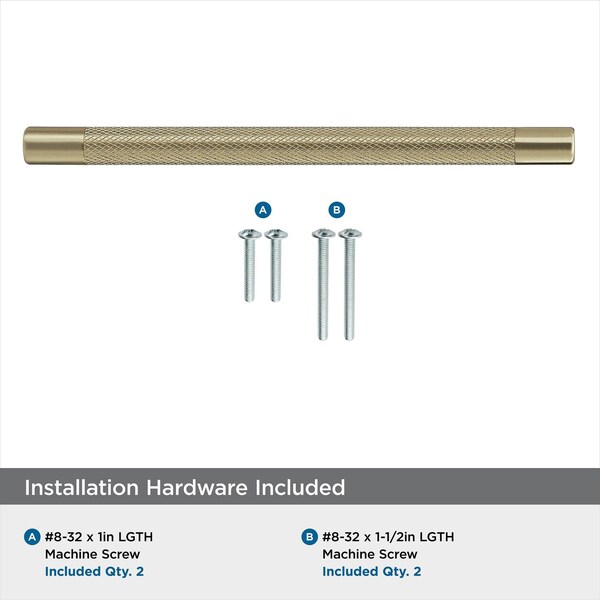 Amerock Bronx 8 in 203 mm Center-to-Center Golden Champagne Cabinet Pull - BP36562BBZ