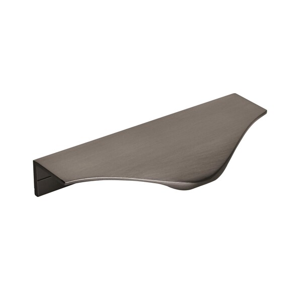 Amerock Aloft 4-3/16 in 106 mm Center-to-Center Black Chrome Cabinet Edge Pull - BP36743BCR