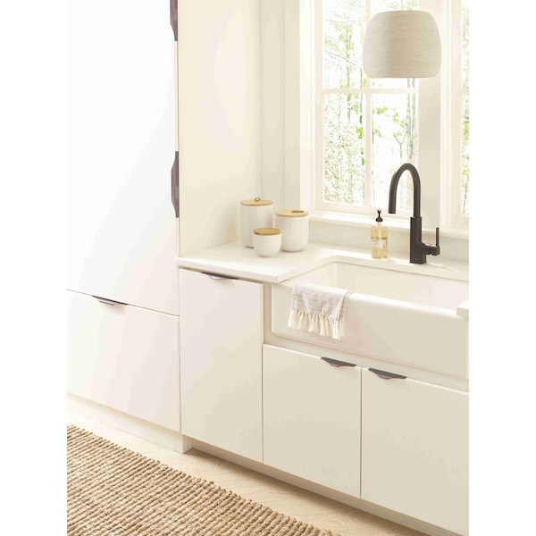 Amerock Aloft 4-3/16 in 106 mm Center-to-Center Black Chrome Cabinet Edge Pull - BP36743BCR