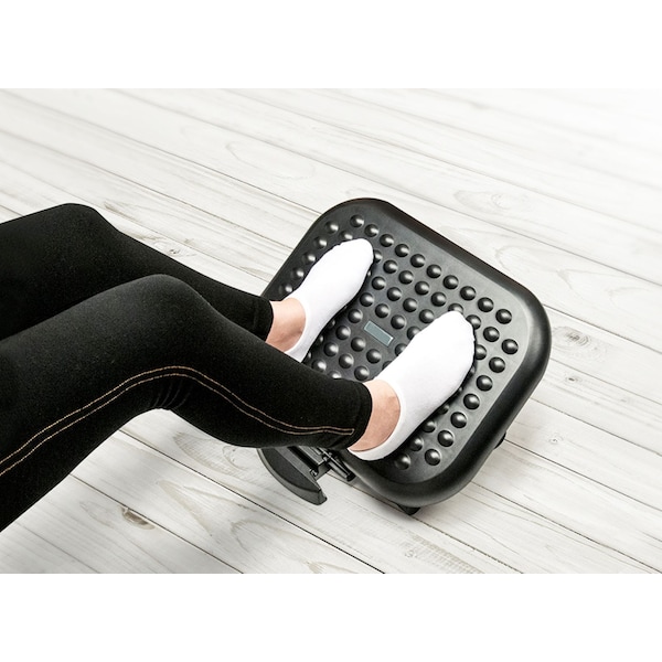 Aidata Massaging Footrest, Acupressure Bumps / 5 Height Adjustments - FR008