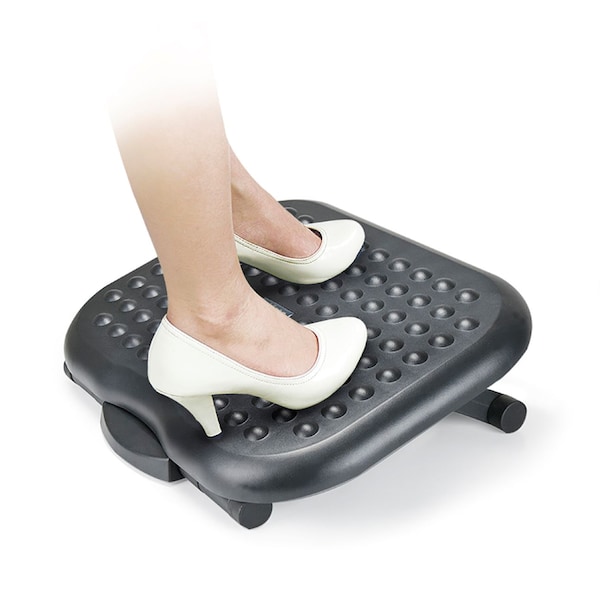 Aidata Massaging Footrest, Acupressure Bumps / 5 Height Adjustments - FR008