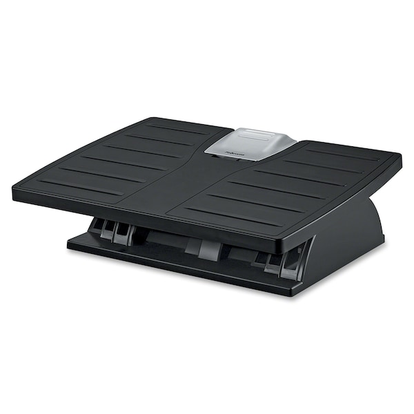Fellowes FOOTREST, ADJ, W/MICR, BK/SR - FEL8035001
