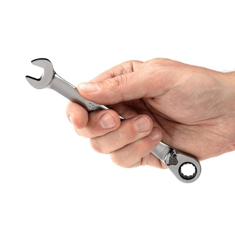 TEKTON 11 mm Reversible 12-Point Ratcheting Combination Wrench - WRC23411