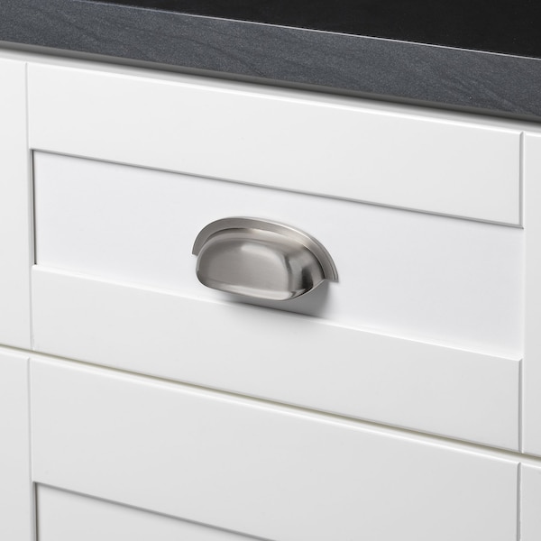 Gliderite Hardware 2-1/2 in. Center to Center Satin Nickel Classic Bin Pull - 4081-SN, 5PK - 4081-SN-5