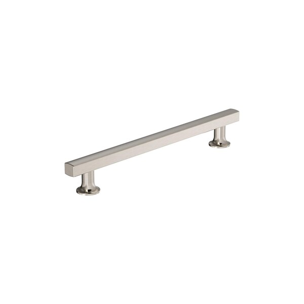 Amerock Everett 7-9/16 inch 192mm Center-to-Center Satin Nickel Cabinet Pull - BP37107G10