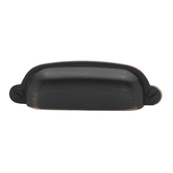 Gliderite Hardware 3-1/2 in. Center to Center Bin Pull Oil Rubbed Bronze, 5PK - 4767-ORB-5