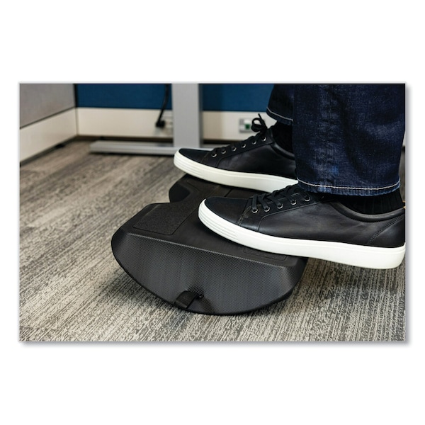 3M Foot Rest for Standing Desks, 19.98 x 4.2 x 19.97, Black - FR200B