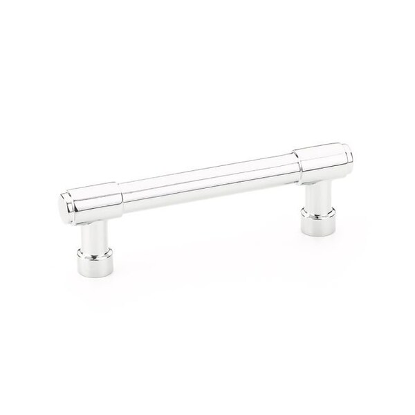 Emtek Jasper Cabinet Pull with 3-1/2 in Center to Center Polished Chrome Finish - 86686US26