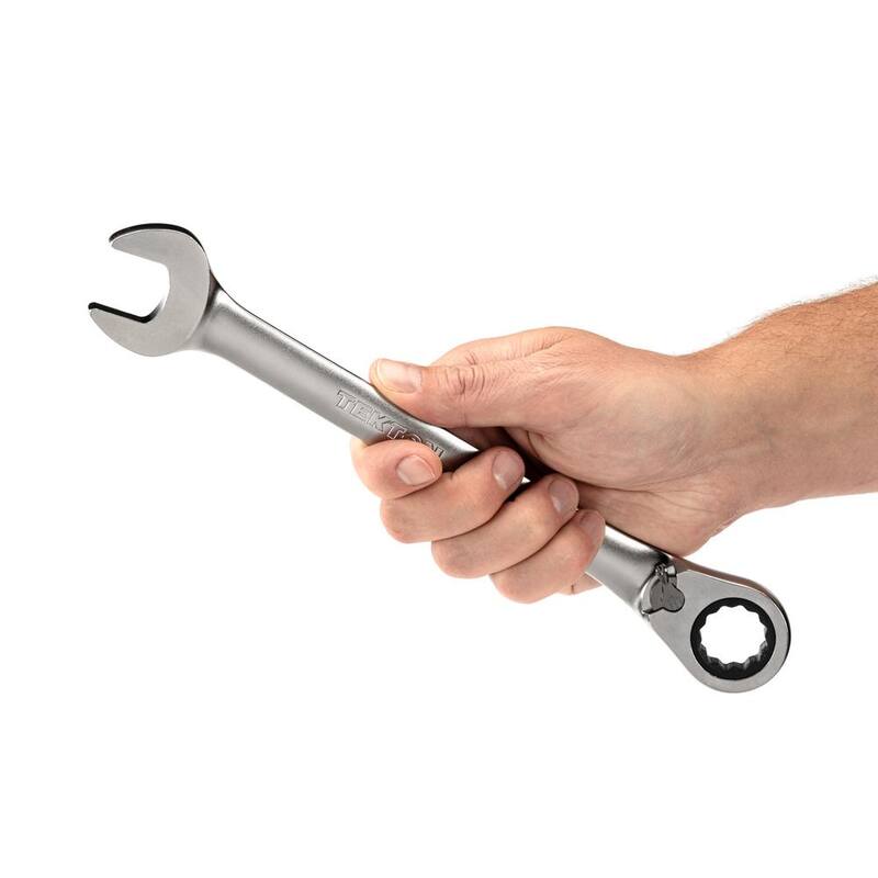 TEKTON 13/16 in. Reversible 12-Point Ratcheting Combination Wrench - WRC23321
