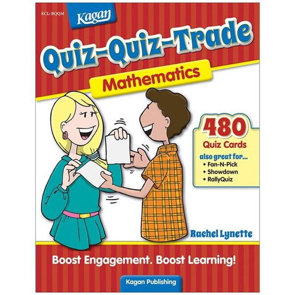 Kagan Publishing Kagan Publishing KA-BQQM Quiz-Quiz-Trade Mathematics - Grade 2-6 - KA-BQQM