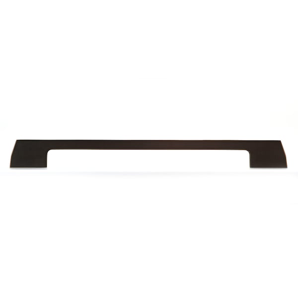 Richelieu 10-1/16 in. (256 mm) Center-to-Center Brushed Oil-Rubbed Bronze Contemporary Drawer Pull - BP7125256BORB