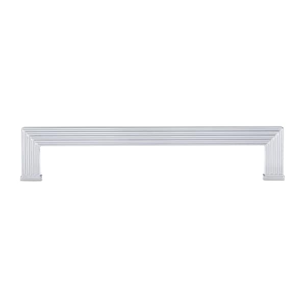 Richelieu 7-9/16 in. (192 mm) Center-to-Center Chrome Transitional Drawer Pull - BP8788192140
