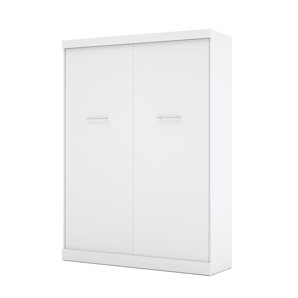 Bestar Nebula 78W Queen Murphy Bed and a Sofa, White - 25721-000017