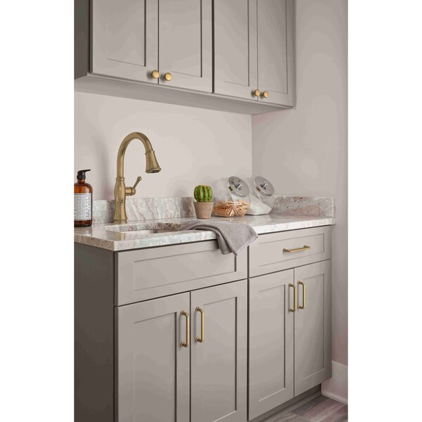 Amerock Factor 3-3/4 in 96 mm Center-to-Center Champagne Bronze Cabinet Pull - BP36781CZ
