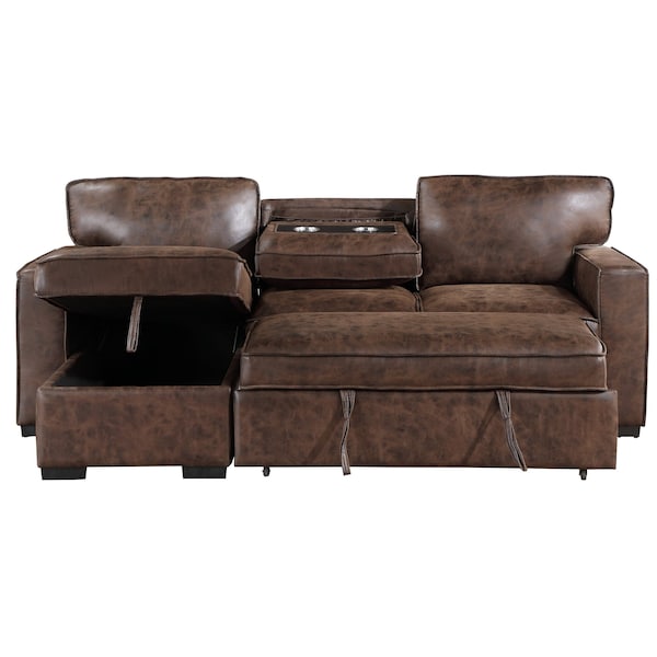 Global Furniture Usa Transitional Fabric U0203 Coffee Pull Out Sofa Bed - 5041