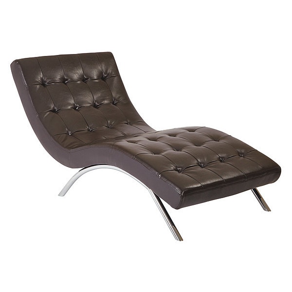 Ave 6 Chaise Lounge, 32" x 30", Upholstery Color: Espresso - BAK72-E34
