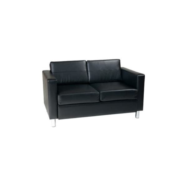 Ave 6 Loveseat, 30-1/2" x 29-1/2", Upholstery Color: Black - PAC52-V18