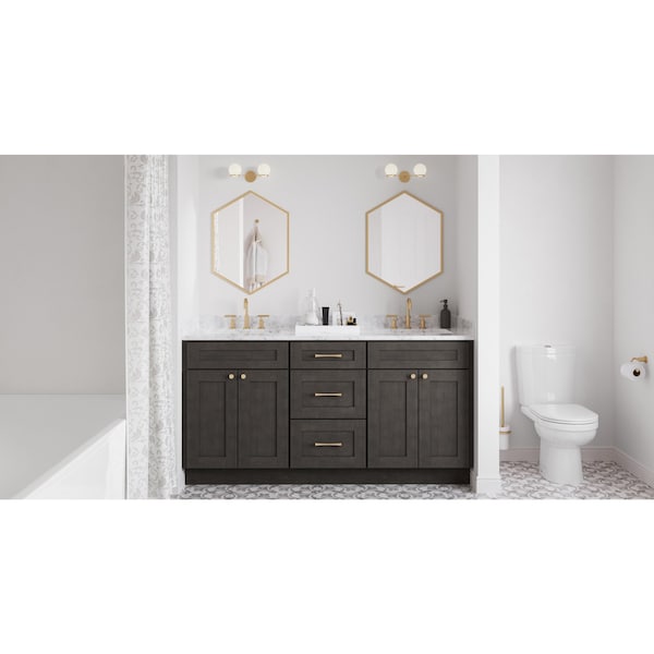 Elements By Hardware Resources 128 mm Center-to-Center Satin Bronze Sedona Cabinet Pull - 600SBZ
