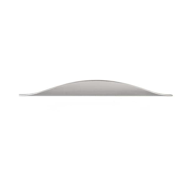 Richelieu 3-3/4 in. (96 mm) Center-to-Center Brushed Nickel Contemporary Cup Pull - BP80896195