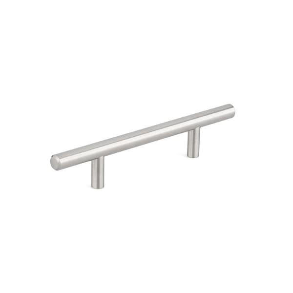 Richelieu 3 3/4 in (96 mm) Center-to-Center Stainless Steel Contemporary Drawer Pull - BP30596170
