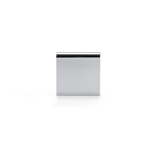 Richelieu 1 in (25 mm) Center-to-Center Chrome Contemporary Edge Cabinet Pull - BP969625140