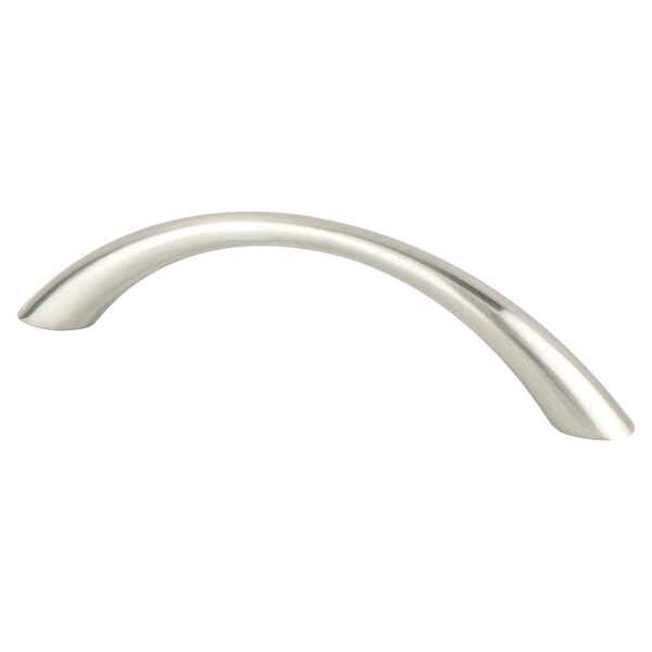 Berenson Contemporary Advantage Four 96mm CC Brushed Nickel Tapered Arch Pull - 9418-4BPN-P