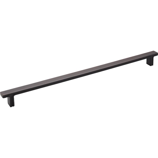 Jeffrey Alexander 320 mm Center-to-Center Brushed Oil Rubbed Bronze Square Anwick Cabinet Pull - 867-320DBAC