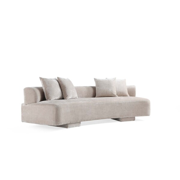 Manhattan Comfort Verandah XL Sofa in Beige - SF016-BE