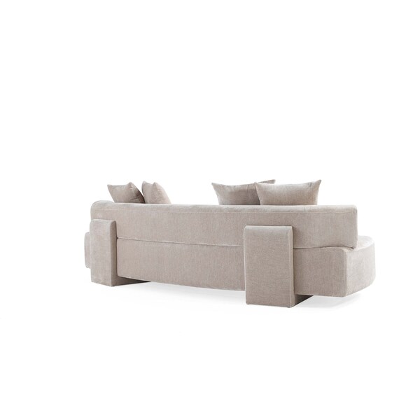 Manhattan Comfort Verandah XL Sofa in Beige - SF016-BE