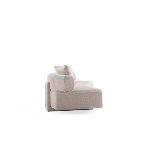 Manhattan Comfort Verandah XL Sofa in Beige - SF016-BE