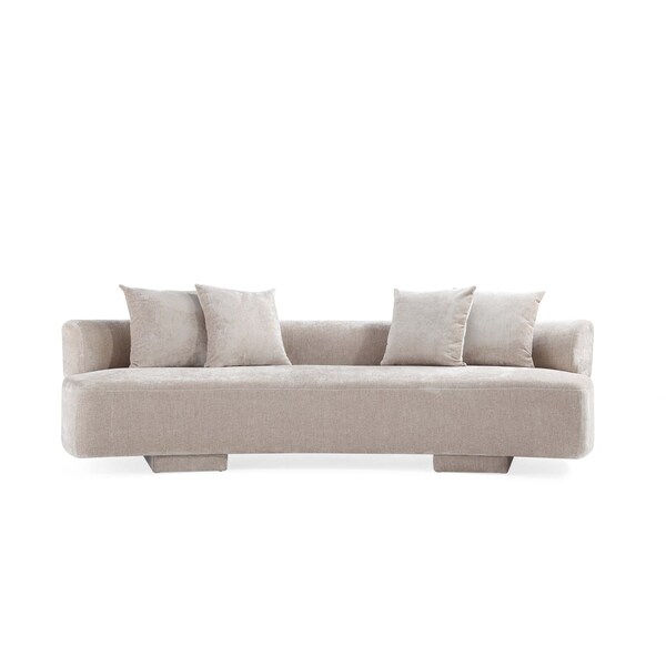 Manhattan Comfort Verandah XL Sofa in Beige - SF016-BE