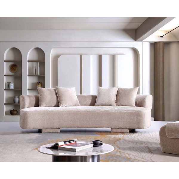 Manhattan Comfort Verandah XL Sofa in Beige - SF016-BE