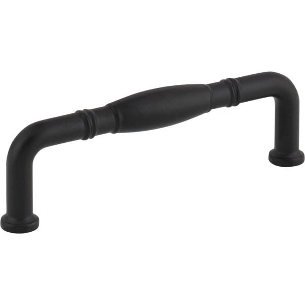 Jeffrey Alexander 96 mm Center-to-Center Matte Black Durham Cabinet Pull - Z290-96-MB