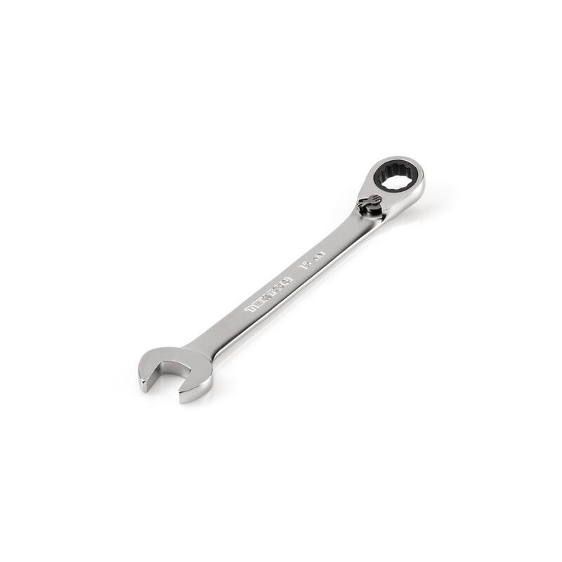 TEKTON 15 mm Reversible 12-Point Ratcheting Combination Wrench - WRC23415