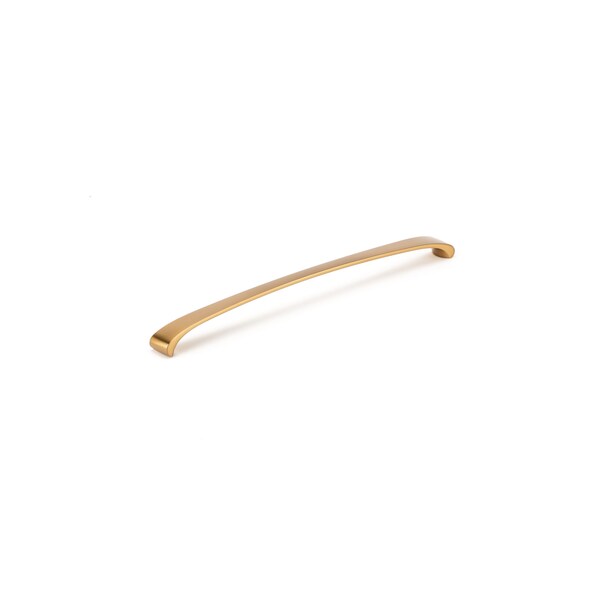 Richelieu 12 5/8 in (320 mm) Center-to-Center Aurum Brushed Gold Contemporary Cabinet Pull - BP82871320158