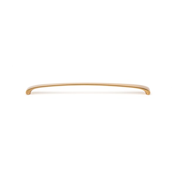 Richelieu 12 5/8 in (320 mm) Center-to-Center Aurum Brushed Gold Contemporary Cabinet Pull - BP82871320158