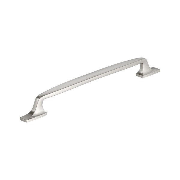 Amerock Highland Ridge 10-1/16 inch 256mm Center-to-Center Satin Nickel Cabinet Pull - BP55329G10