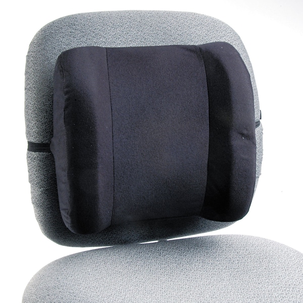 Safco Remedease High Profile Backrest, 123/4w x 4d x 13h, Black - 71491