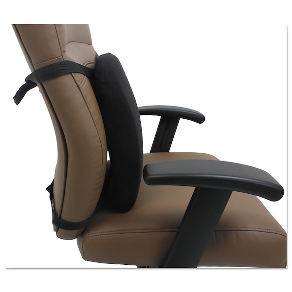 Alera Cooling Gel Memory Foam Backrest, 14.13 x 14.13 x 2.75, Black - ALECGC411