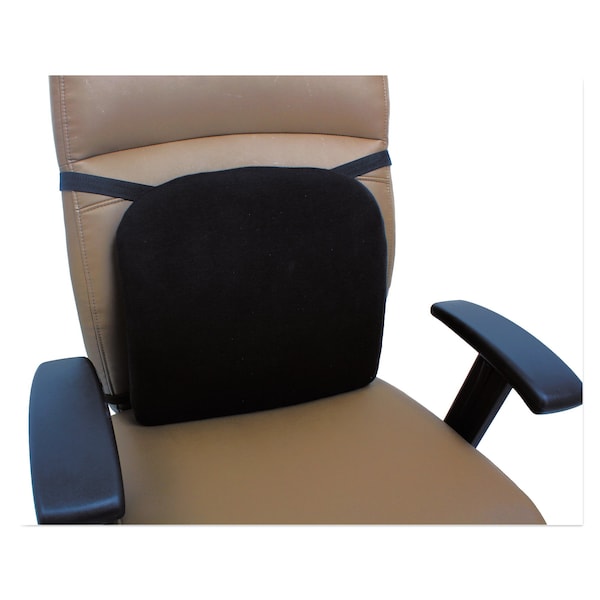 Alera Cooling Gel Memory Foam Backrest, 14.13 x 14.13 x 2.75, Black - ALECGC411