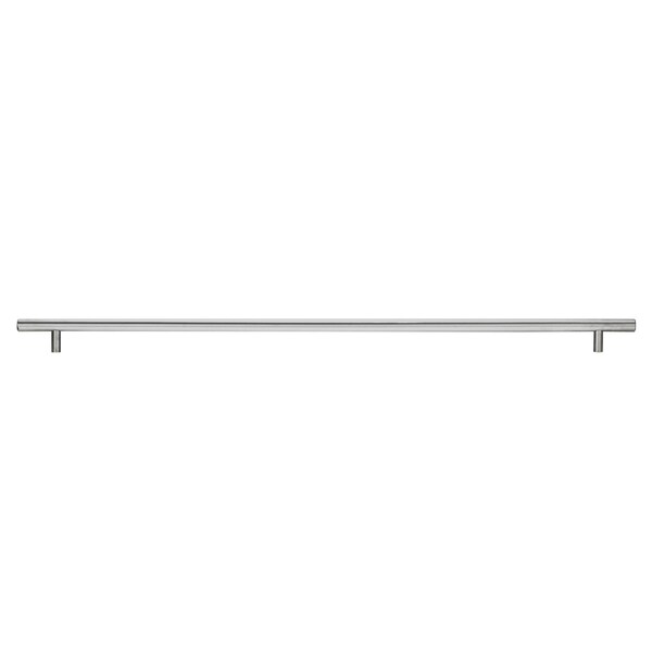 Richelieu 22-1/8 in. (562 mm) Center-to-Center Brushed Stainless Steel Contemporary Drawer Pull - BP3487562170