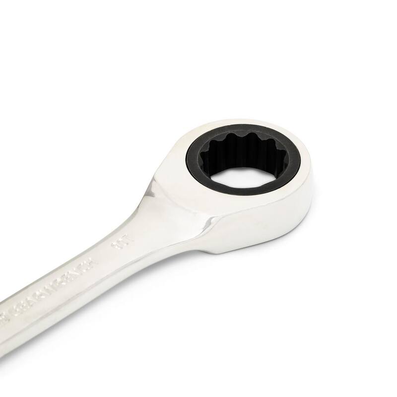 GEARWRENCH 5/8 in. 90-Tooth 12 Point Stubby Ratcheting Combination Wrench - 86855