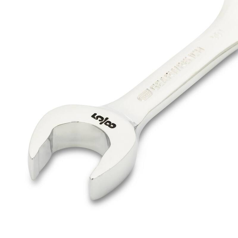 GEARWRENCH 5/8 in. 90-Tooth 12 Point Stubby Ratcheting Combination Wrench - 86855