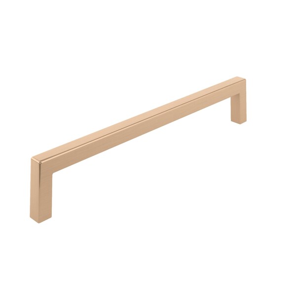 Richelieu Lambton Collection 7 9/16-inch (192 mm) Champagne Bronze Modern Rectangular Cabinet Pull - BP873192CHBRZ