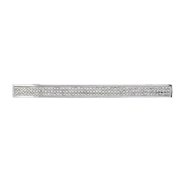 Richelieu 5 1/16 in (128 mm) Center-to-Center Crystal, Chrome Contemporary Cabinet Pull - BP123412814001